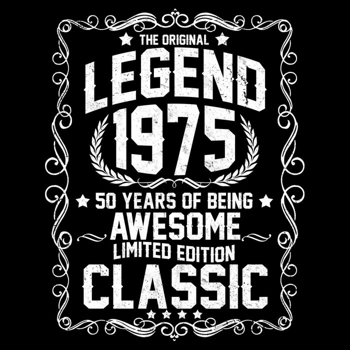 The Original Legend 1975 50th Birthday Sustainable Bucket Hat