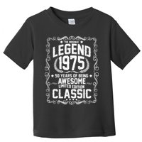 The Original Legend 1975 50th Birthday Toddler T-Shirt