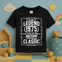 The Original Legend 1975 50th Birthday Toddler T-Shirt