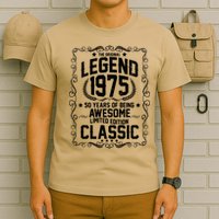 The Original Legend 1975 50th Birthday T-Shirt