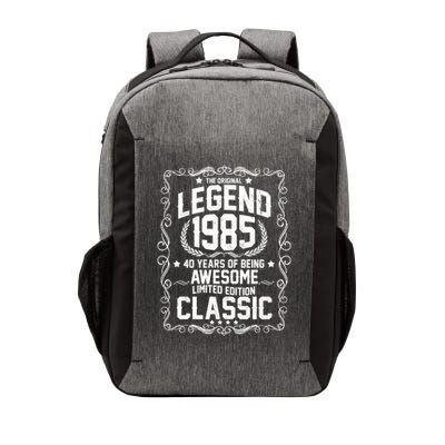 The Original Legend 1985 40th Birthday Vector Backpack