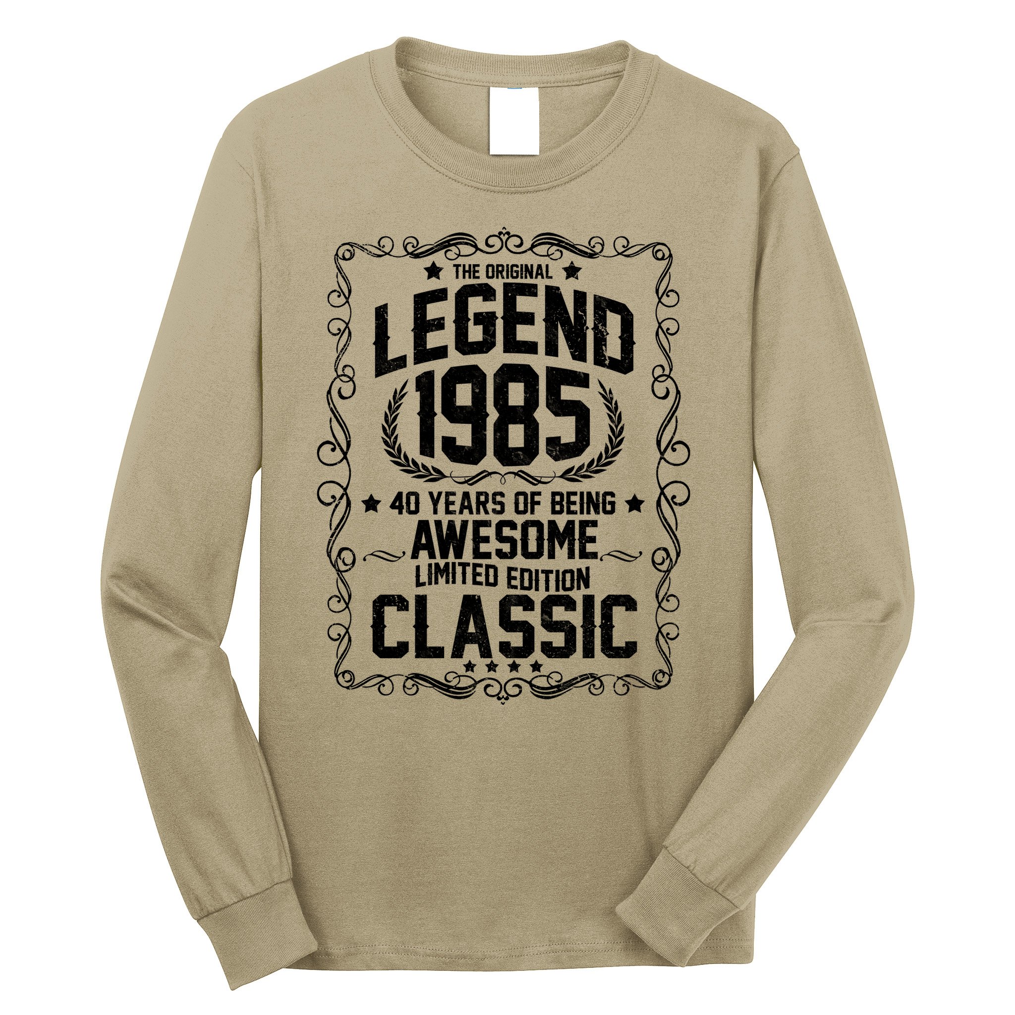 The Original Legend 1985 40th Birthday Long Sleeve Shirt