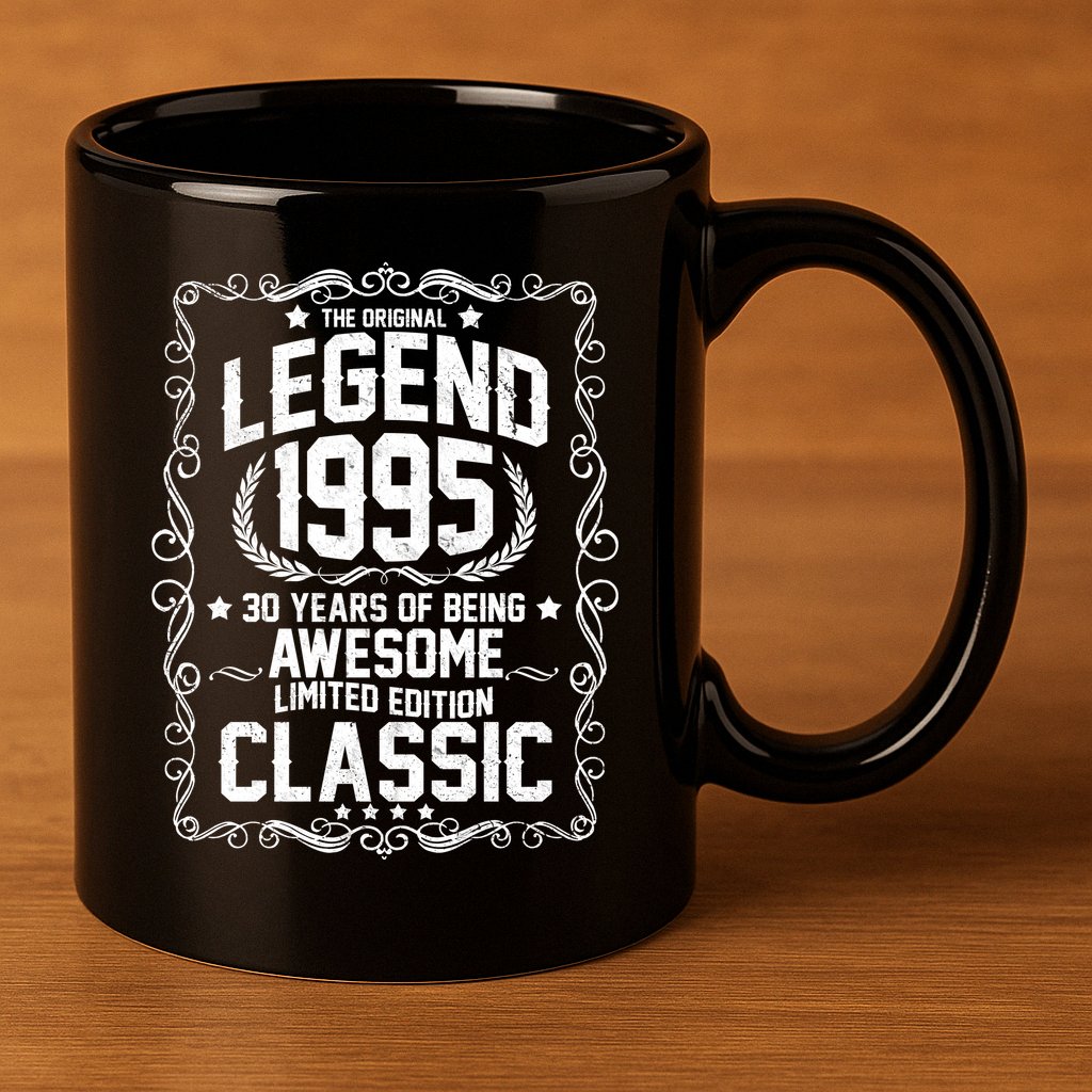 The Original Legend 1995 30th Birthday 11oz C Handle Ceramic Mug