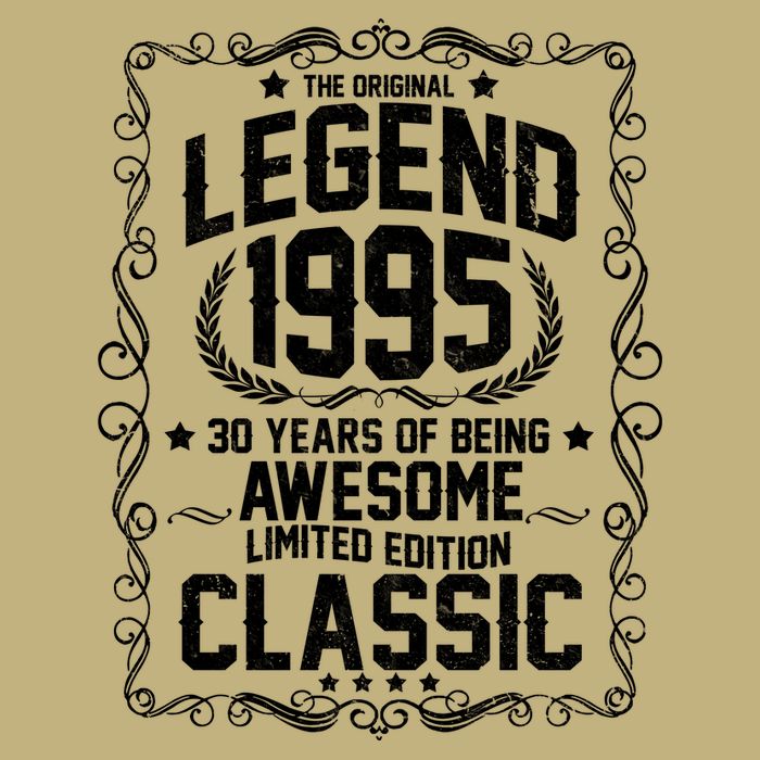 The Original Legend 1995 30th Birthday Cooling Performance Crew T-Shirt