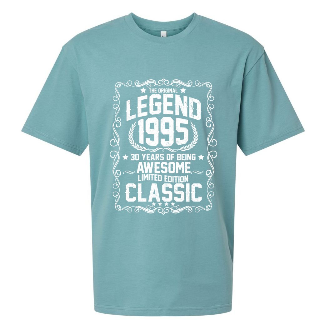 The Original Legend 1995 30th Birthday Sueded Cloud Jersey T-Shirt