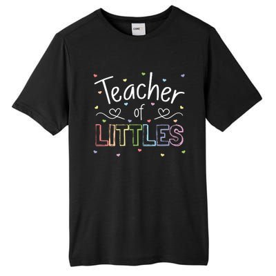 Teacher Of Littles Daycare Prek Kindergarten Teacher Tall Fusion ChromaSoft Performance T-Shirt