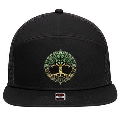 Tree Of Life Yggdrasil 7 Panel Mesh Trucker Snapback Hat