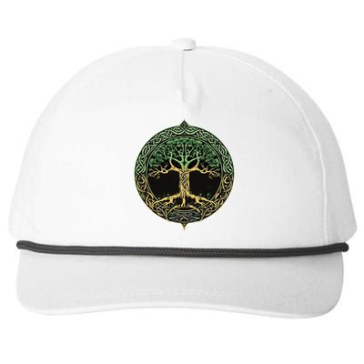 Tree Of Life Yggdrasil Snapback Five-Panel Rope Hat