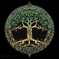Tree Of Life Yggdrasil Drawstring Bag
