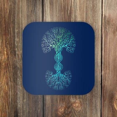 Tree Of Life DNA Science Genetics Earth Day Genealogy Cute Coaster