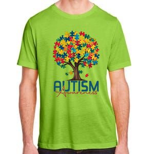 Tree Of Life Autism Awareness Month Funny Asd Supporter Gift Adult ChromaSoft Performance T-Shirt