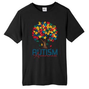 Tree Of Life Autism Awareness Month Funny Asd Supporter Gift Tall Fusion ChromaSoft Performance T-Shirt