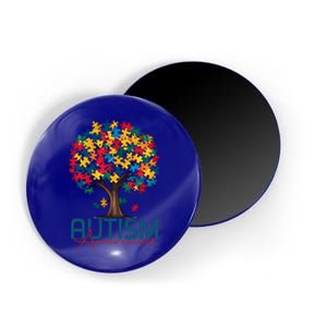 Tree Of Life Autism Awareness Month Funny Asd Supporter Gift Magnet