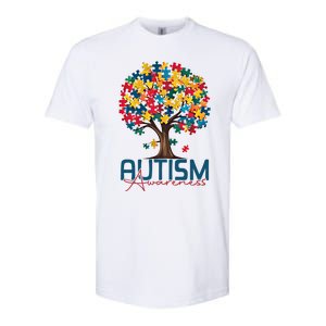 Tree Of Life Autism Awareness Month Funny Asd Supporter Gift Softstyle CVC T-Shirt