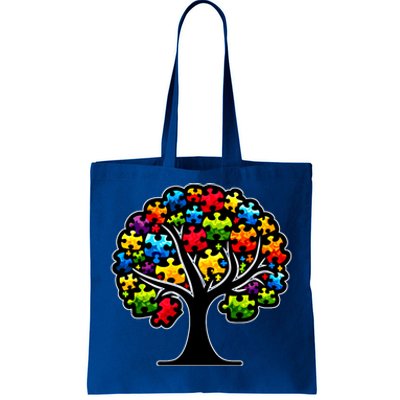 Tree Of Life Autism Awareness Month Funny Asd Supporter Gift Tote Bag