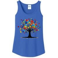 Tree Of Life Autism Awareness Day Autistic Gift Ladies Essential Tank