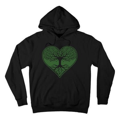 Tree Of Life Heart Nature Tall Hoodie