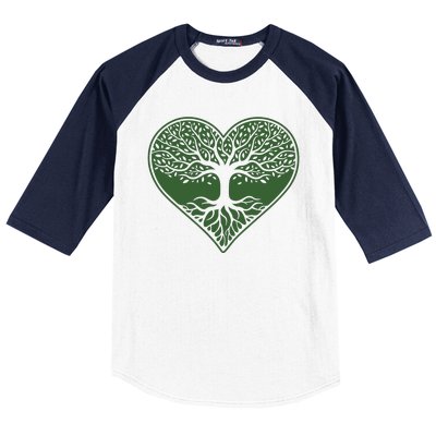 Tree Of Life Heart Nature Baseball Sleeve Shirt