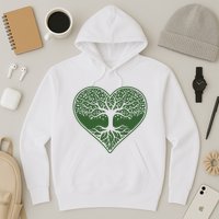 Tree Of Life Heart Nature Hoodie