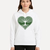 Tree Of Life Heart Nature Hoodie