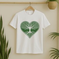 Tree Of Life Heart Nature T-Shirt