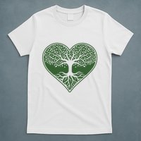 Tree Of Life Heart Nature T-Shirt