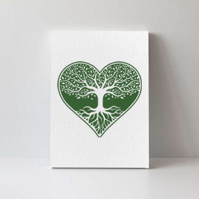 Tree Of Life Heart Nature Canvas