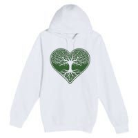 Tree Of Life Heart Nature Premium Pullover Hoodie