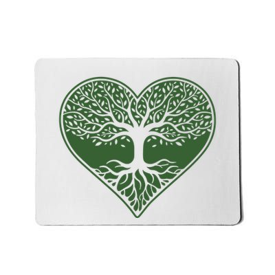 Tree Of Life Heart Nature Mousepad