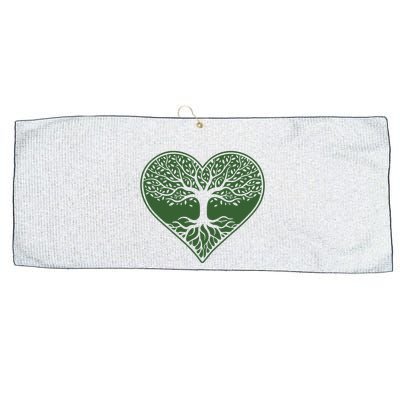 Tree Of Life Heart Nature Large Microfiber Waffle Golf Towel