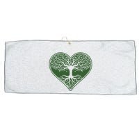 Tree Of Life Heart Nature Large Microfiber Waffle Golf Towel