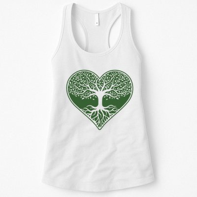 Tree Of Life Heart Nature Womens Tank Top