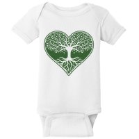 Tree Of Life Heart Nature Baby Bodysuit