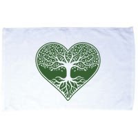 Tree Of Life Heart Nature Microfiber Hand Towel