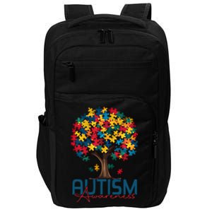 Tree Of Life Autism Awareness Month Funny Asd Supporter Gift Impact Tech Backpack