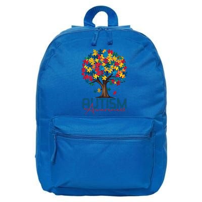 Tree Of Life Autism Awareness Month Funny Asd Supporter Gift 16 in Basic Backpack