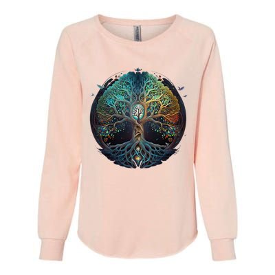 Tree Of Life Gift The Tree Of Life Meditation Womens California Wash Sweatshirt