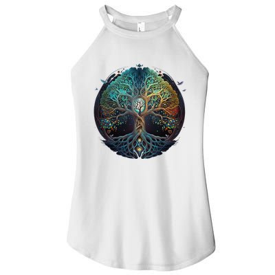 Tree Of Life Gift The Tree Of Life Meditation Women’s Perfect Tri Rocker Tank