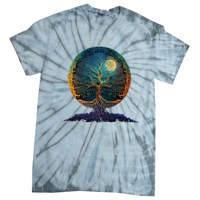 Tree Of Life Yoga Zen Namaste Meditation Tie-Dye T-Shirt