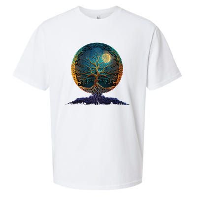 Tree Of Life Yoga Zen Namaste Meditation Sueded Cloud Jersey T-Shirt