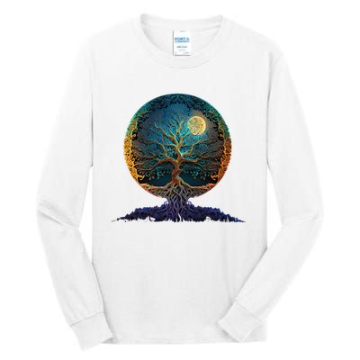 Tree Of Life Yoga Zen Namaste Meditation Tall Long Sleeve T-Shirt