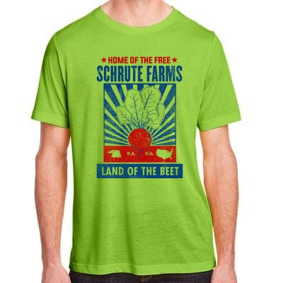 The Office Land Of The Free Home Of The Beet Gift Adult ChromaSoft Performance T-Shirt