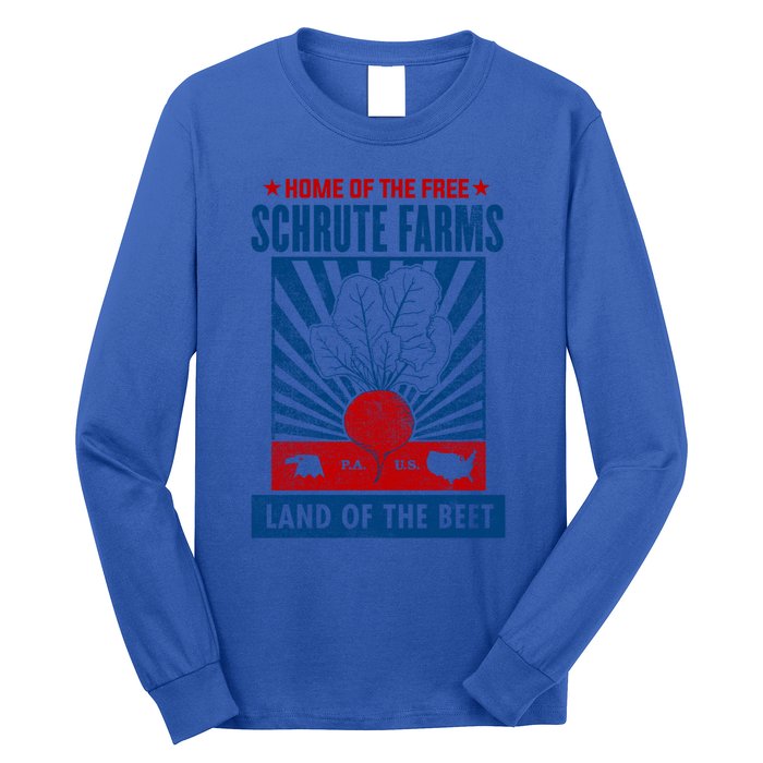 The Office Land Of The Free Home Of The Beet Gift Long Sleeve Shirt