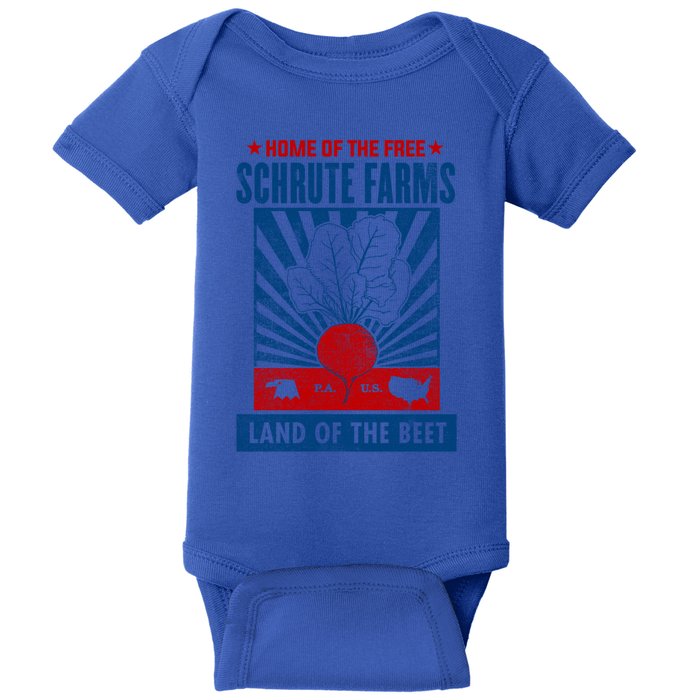 The Office Land Of The Free Home Of The Beet Gift Baby Bodysuit