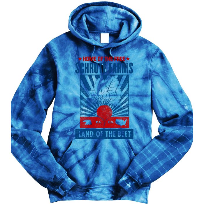 The Office Land Of The Free Home Of The Beet Gift Tie Dye Hoodie