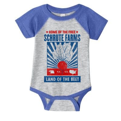 The Office Land Of The Free Home Of The Beet Gift Infant Baby Jersey Bodysuit