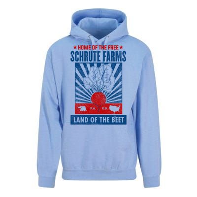 The Office Land Of The Free Home Of The Beet Gift Unisex Surf Hoodie