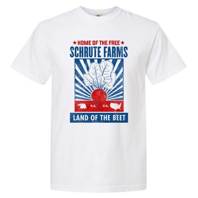 The Office Land Of The Free Home Of The Beet Gift Garment-Dyed Heavyweight T-Shirt