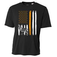 Thin Orange Line Dog Handler SAR K9 Search And Rescue Cooling Performance Crew T-Shirt