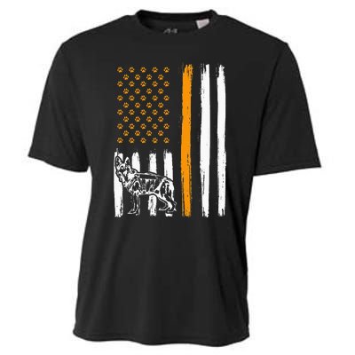 Thin Orange Line Dog Handler SAR K9 Search And Rescue Cooling Performance Crew T-Shirt